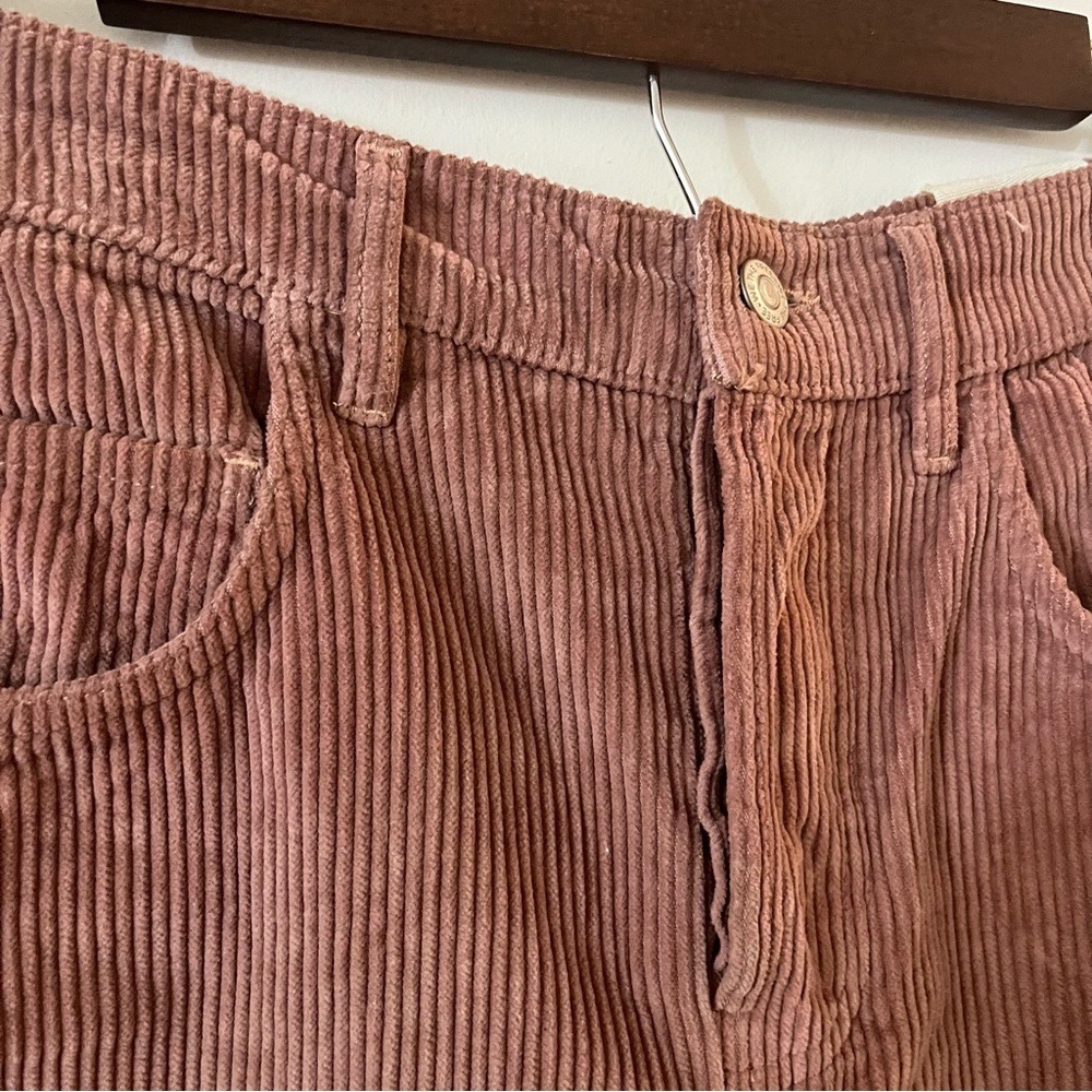 Free People We the Free Good Luck Mid Rise Barrel Pants Jeans Cord Rose 26 NWT - Picture 8 of 16